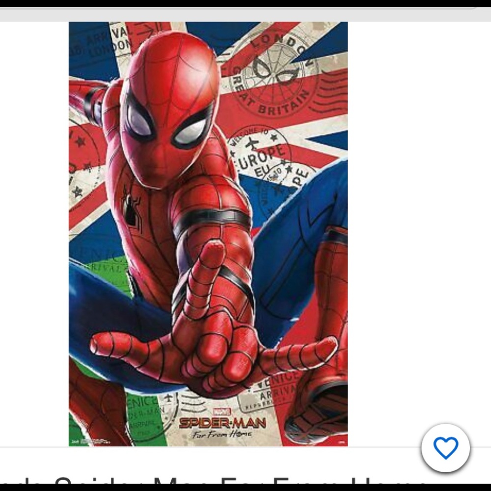 Marvel Spider-Man far from home poster NIP